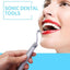 Electric Sonic Pic Tooth Stain Eraser Plaque Remover Dental Cleaning Tool Kit Tooth Teeth Whitening Sonic Tooth Pic - Korvel