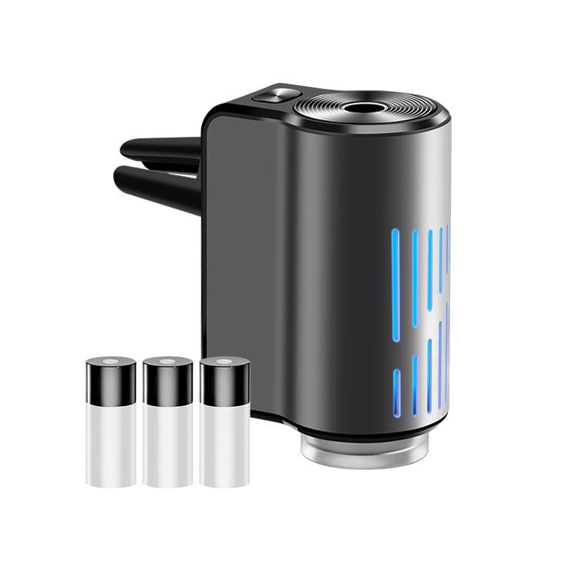 Smart Car Air Freshener Aromatherapy Machine with 3 Spray Modes Auto On/Off Rechargeable Intelligent Car Aroma Dispenser Kit - Korvel