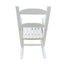 Children's rocking white chair- Indoor or Outdoor -Suitable for kids-Durable-populus wood - Korvel