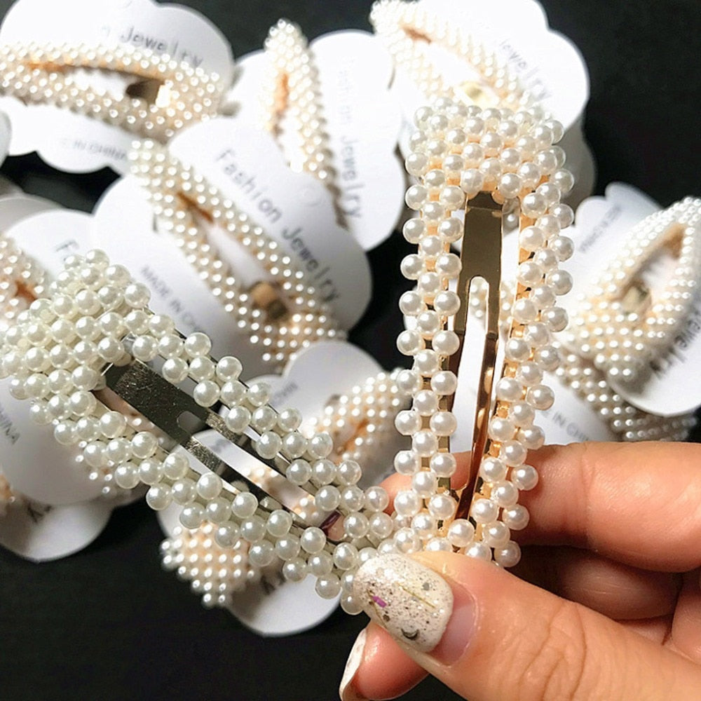 Horquillas de Perlas Falsas Vintage para Elegancia Nupcial