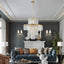 Luxury Crystal Chandelier Modern Chandeliers Lights Fixture Hanging Pendant Light Fixture for Dining Room Bedroom Living Room - Korvel