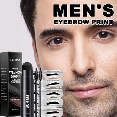 Men's Hairline Trimming Shadow Powder Replenishing Hairline Modifying Eyebrow Print Filling Hairline Artifact Portable Eyebrow Powder - Korvel