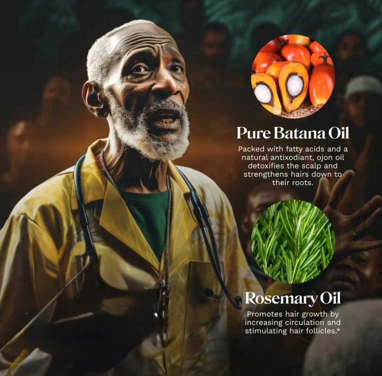 BataRoot Strength Oil - Cuidado Capilar Nutritivo