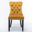 Ensemble de chaises de salle à manger en velours premium - Collection Nikki