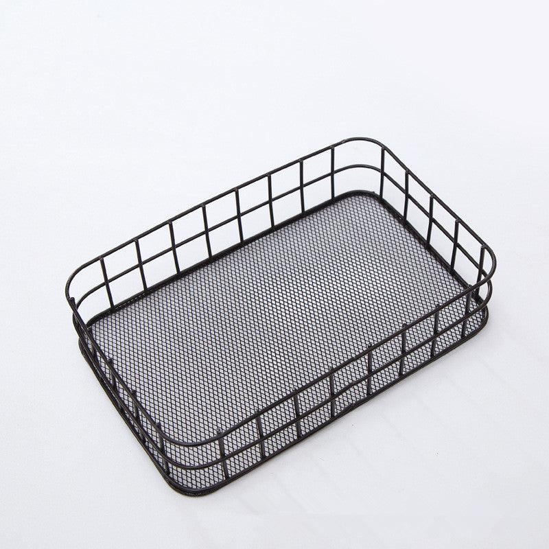 Desktop storage basket cosmetic storage basket home storage - Korvel