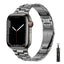 Suitable For Apple Watch S 3 4 5 iwatch S 7 8 9 Stainless Steel Metal Fine Steel Watch Chain With Five Beads - Korvel