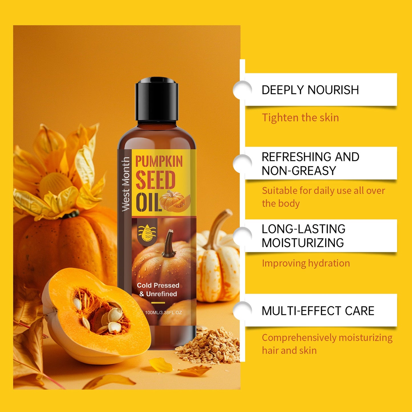 Aceite Corporal Premium para Hidratación de Piel y Cabello