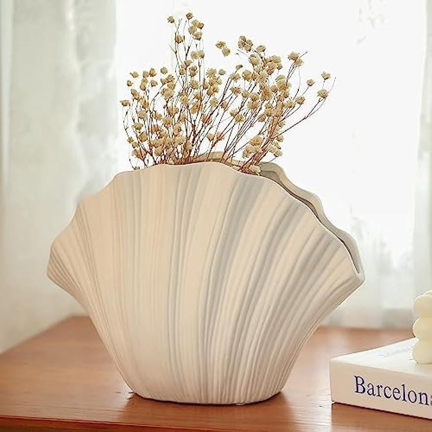 Elegant White Porcelain Hydroponic Vase for Home Decor