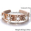 Retro Baroque Large Pearl Flower Set with Colorful Diamonds Fashion Hair Hoop - Korvel