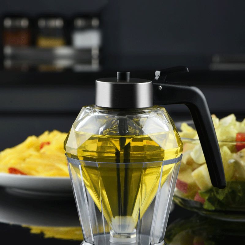 Elegant Diamond Glass Oil Dispenser