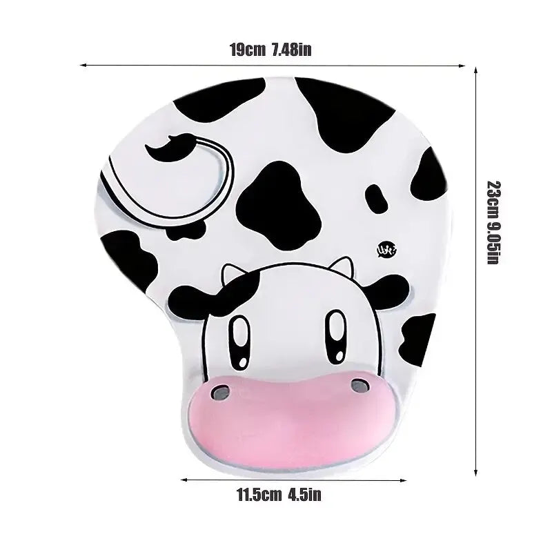 Wrist Mouse Pad Marble Pattern Hand Bowl Tray Mouse Pad Office Wrist Protection Anti-Skid Mouse Pads - Korvel