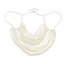 Multi Layer Imitation Pearl Black Chain Body Chain