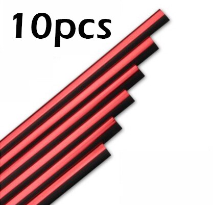 10pcs/lot Car-styling Plating Air Outlet Trim Strip Interior Air Vent Grille Switch Rim Trim Outlet Decoration Strip DIY - Korvel