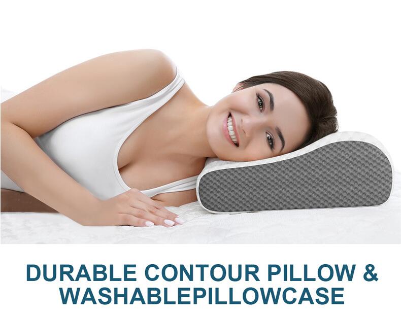 Ergonomic Memory Foam Pillow for Side Sleepers