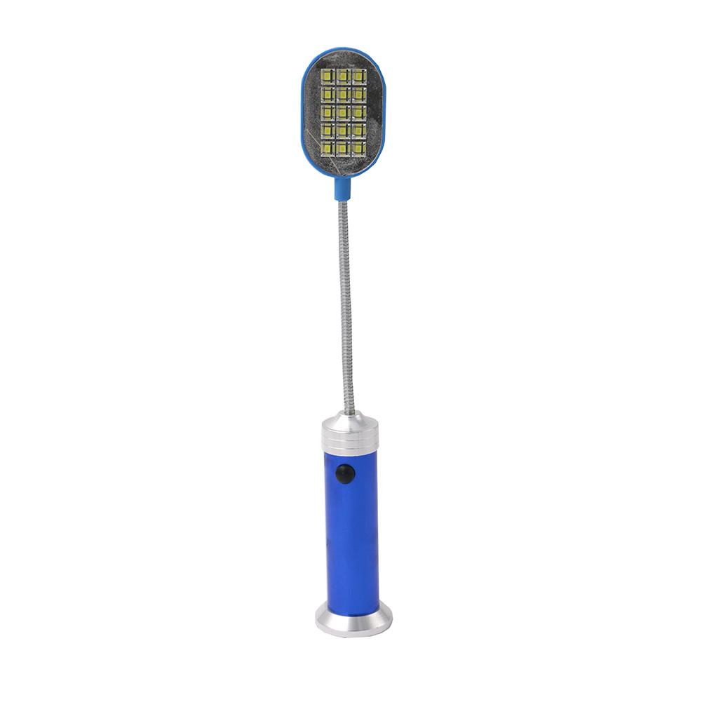 LED Handheld Flashlight with Magnetic Base and 15 LEDs