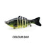 Multi Jointed Fishing Lure Sinking Artificial Wobbler Bait Hard Bait Swimbait 10cm/15.7g Fishing Tackle 7 Sections Crankbait - Korvel