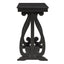 48-Inch Rustic Vintage Console Table --- Farmhouse Style Entryway Table with Open Shelf and Sturdy Construction (Black) - Korvel