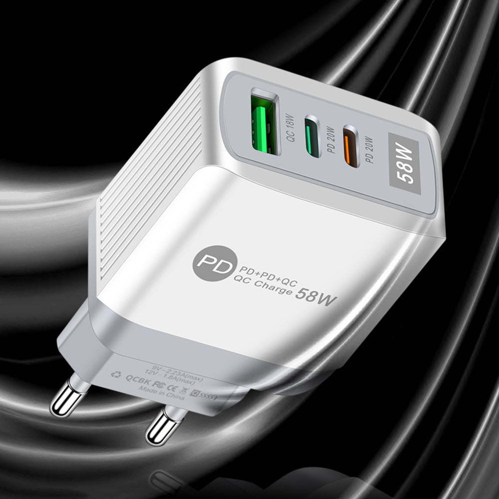 Luminous 58W Dual Fast Charging Mobile Phone Charger