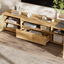 70 inch modern TV stand with 3 cabinets and drawers, entertainment center can accommodate TVs under 80 inches - Korvel