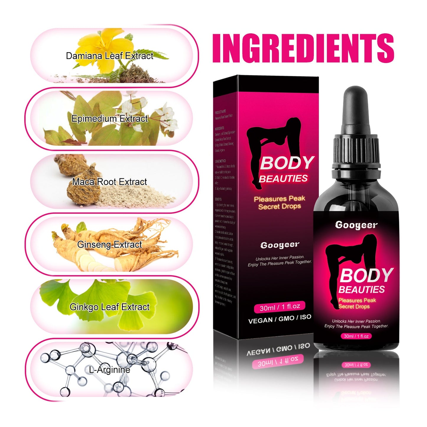 Moisturizing Feminine Care Drops for Body Skin