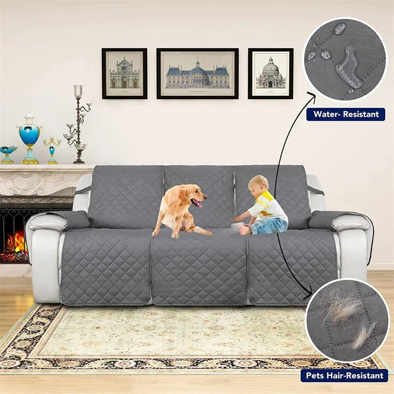 1 2 3 Seater Water Repellent Recliner Sofa Covers Pet Kid Sofa Mat Lazy Boy Armchair Cover Relax Lounger Slipcover Couch Towel - Korvel