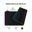 Premium Extended Gaming Mouse Pad with Touch Control Lighting