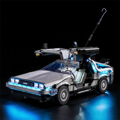 LEGO-Compatible Back to the Future Time Machine LED Set