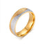 Vnox couple engagement ring for women men sand blasted - Korvel