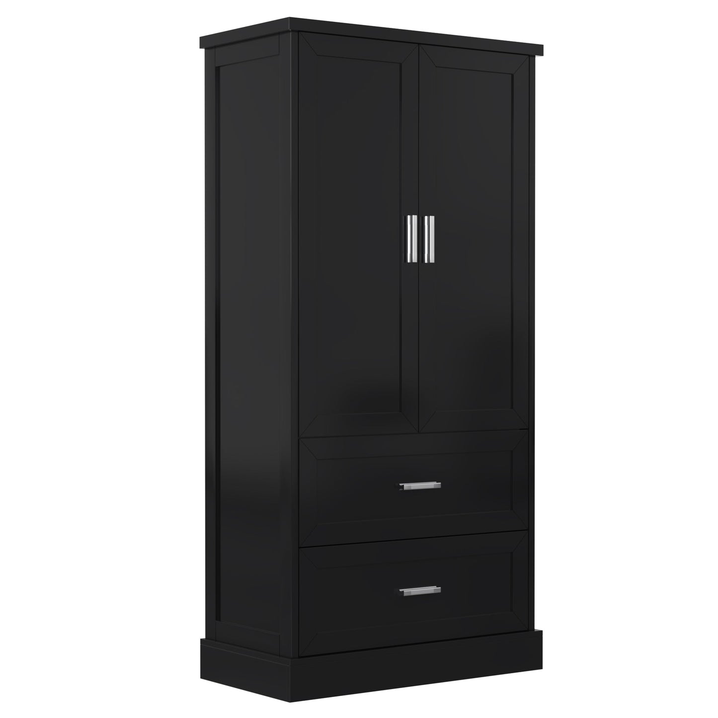 Elegant Tall Bathroom Storage Cabinet with Adjustable Shelf