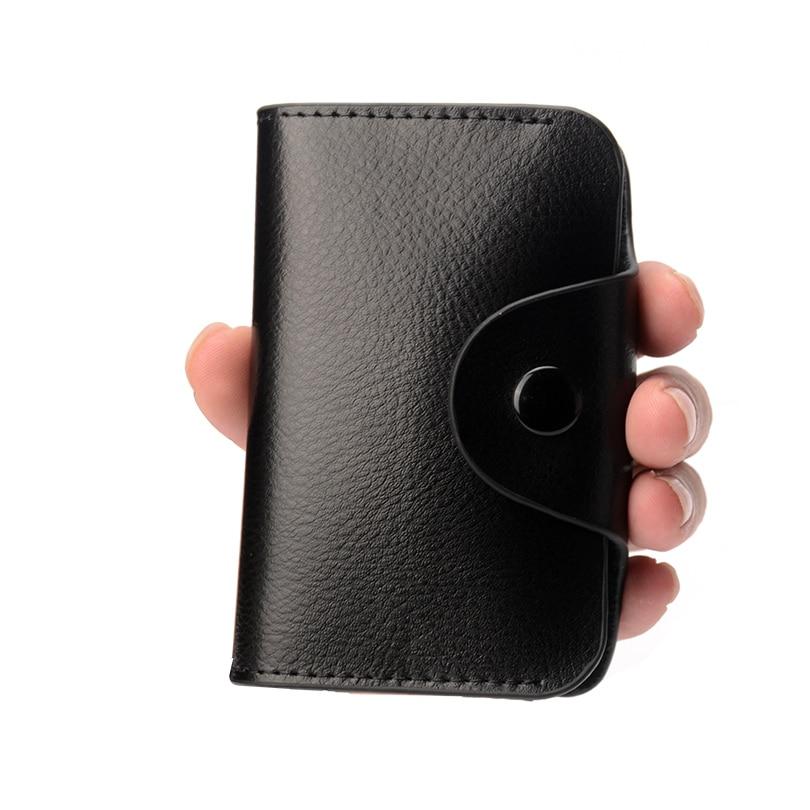 Billetera de Cuero Genuino para Hombres y Mujeres