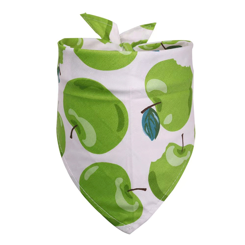 Bandana pour chien en coton premium style fruit