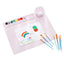 Silicone painting pad, simple solid color art painting pad, children's graffiti pad, washable watercolor color matching silicone - Korvel