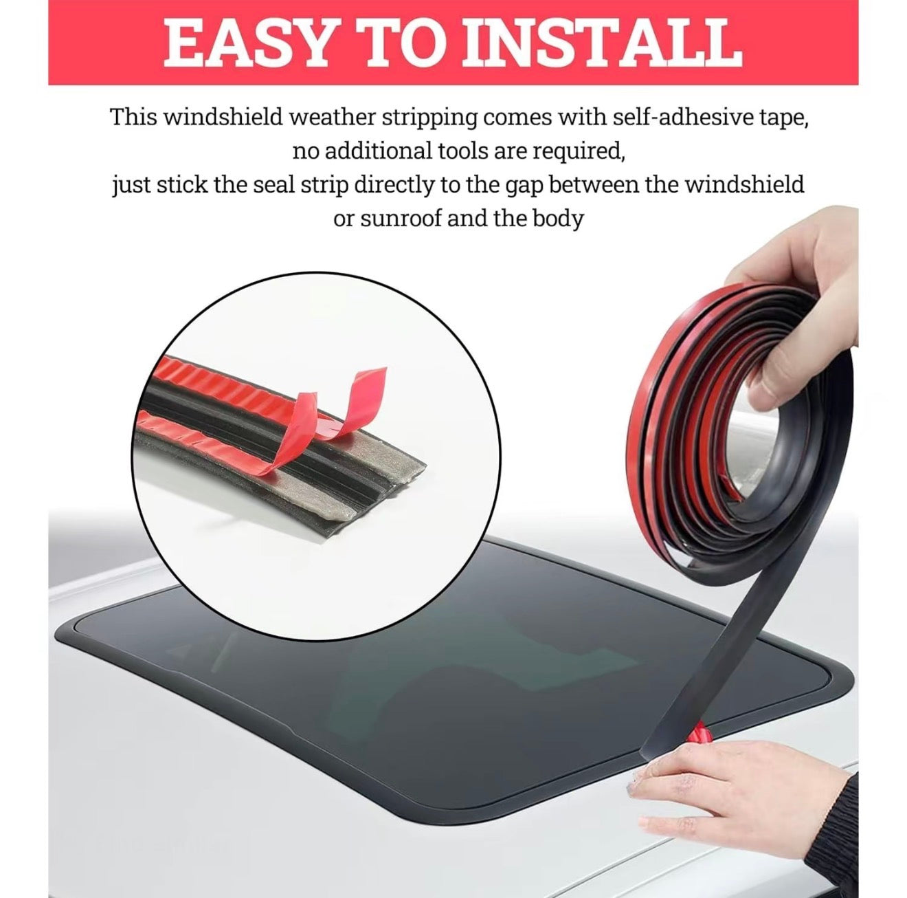 SealPro T-Strip: Solución de Sellado Premium para Vehículos