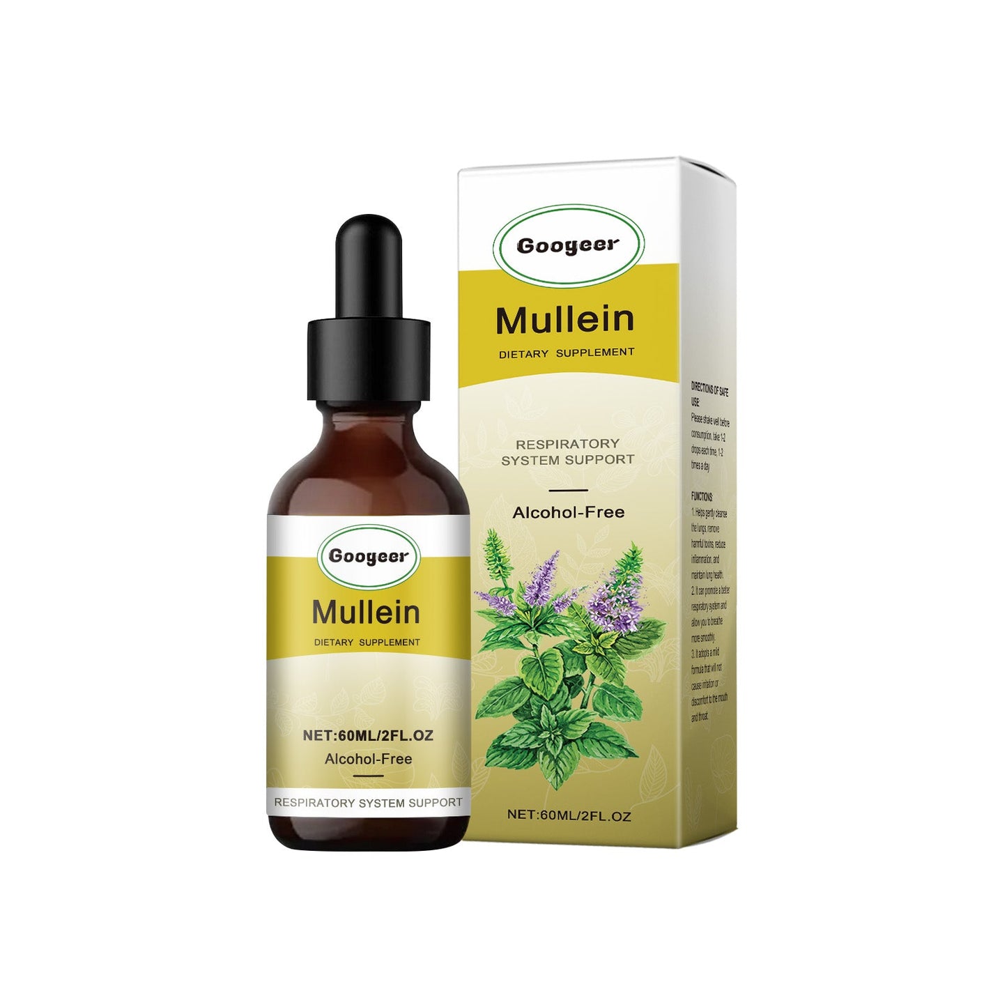 Mullein Leaf Supplement Drops, Dietary Supplements For Body Healing - Korvel