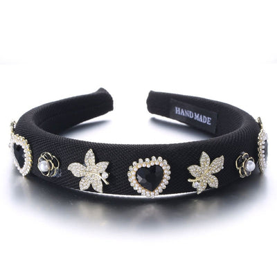 Fashionable Drip Oil Camellia Love Hair Hoop - Korvel