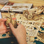3DIY Hand Assembled Train Jeep Truck Children's Toy Boy Gift Wooden 3D Puzzle - Korvel