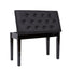 Elegant Piano Bench with Padded Cushion & Storage Compartment