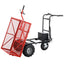 Wheelbarrow Utility Cart Electric Powered Cart 48V28Ah 500W Capacity 500lbs (230kg) Material Hauler 1000lbs Towing - Korvel