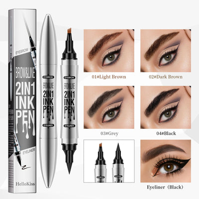 Hellokiss 2-in-1 Eyeliner and Eyebrow Pencil
