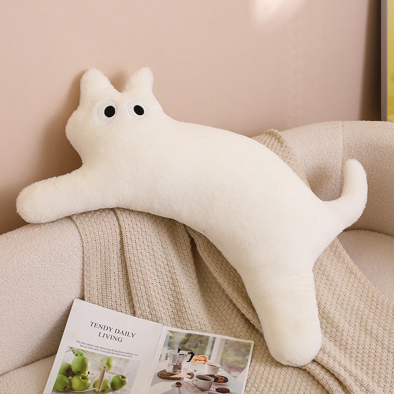 Dopamine Long Bar Cat Pillow Cat Plush Toy Living Room Cushion - Korvel
