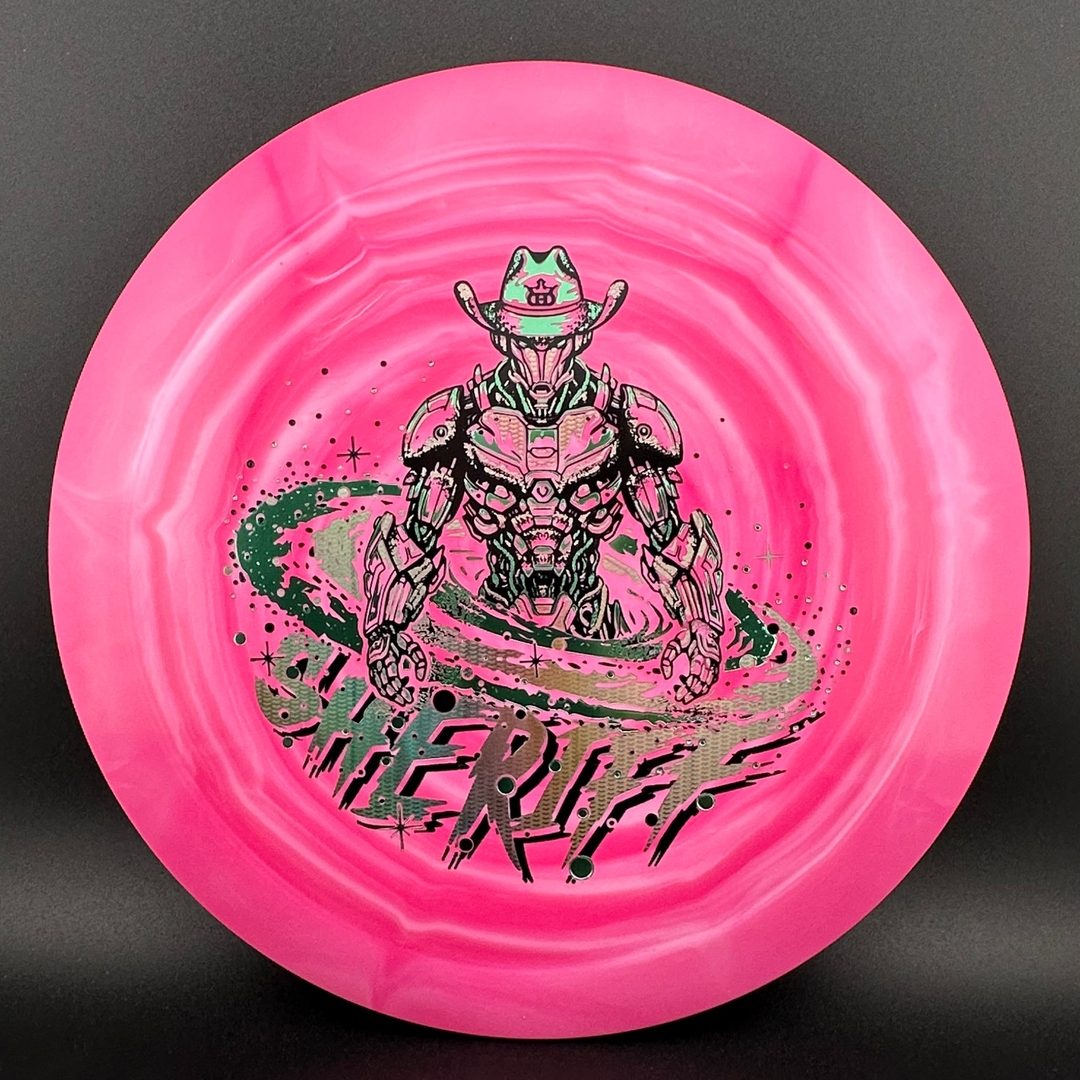 Fuzion Swirly Sheriff - Driver de Disc Golf Premium