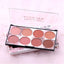 Miss Rose Eight Color Blush Palette Matte Long Lasting Sun Red Natural Skin Tone Nude Makeup Portable Blush Rouge Palette - Korvel
