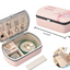 Simple Printed Home Desktop Jewelry Storage Box - Korvel