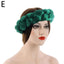 New Fashion Candy Color Women Braids Headbands Elastic Headwear Hair African Female Turban Bands Accessories Bandana Bandag L8y4 - Korvel