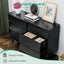6 Drawer Double Dresser Features Vintage-style and Bevel Design - Korvel