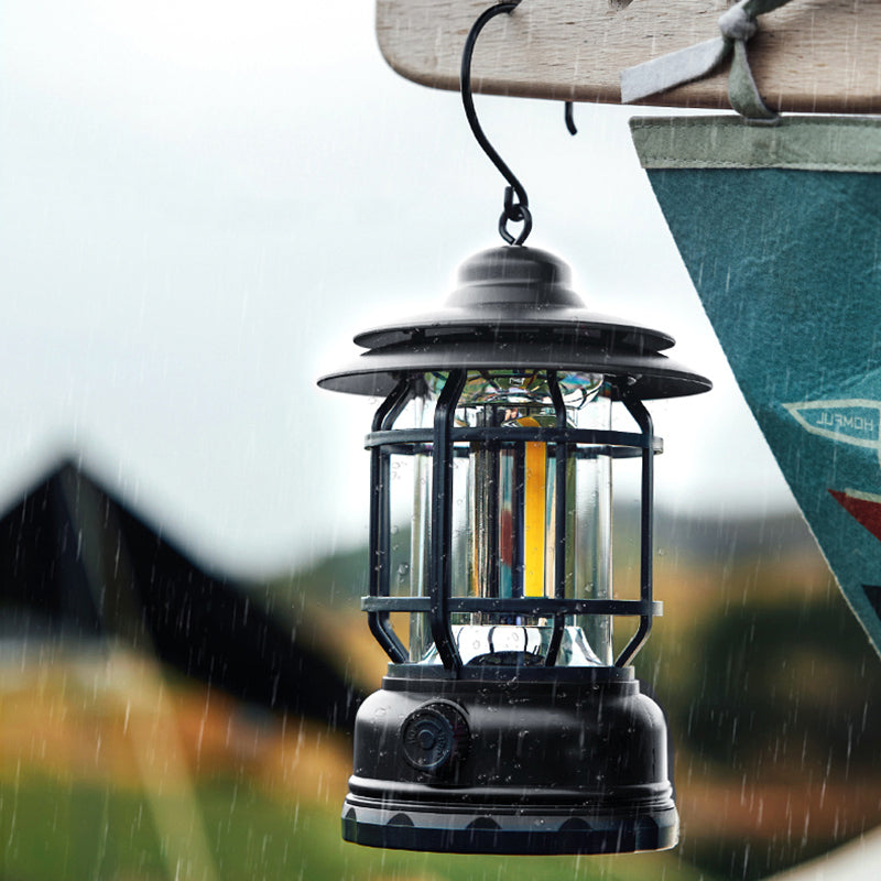 Retro Portable Camping Lamp with Stepless Dimming