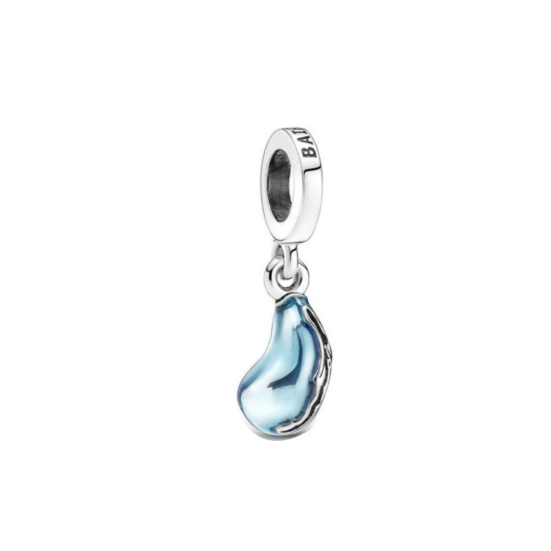 S925 sterling silver eternal confession double surround heart small motorcycle DIY accessories - Korvel