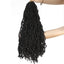 18 24 36 inch Wig Earthworm Crooked Crochet Fiber Wig NuLocs Braiding Hair Dirty Braid - Korvel