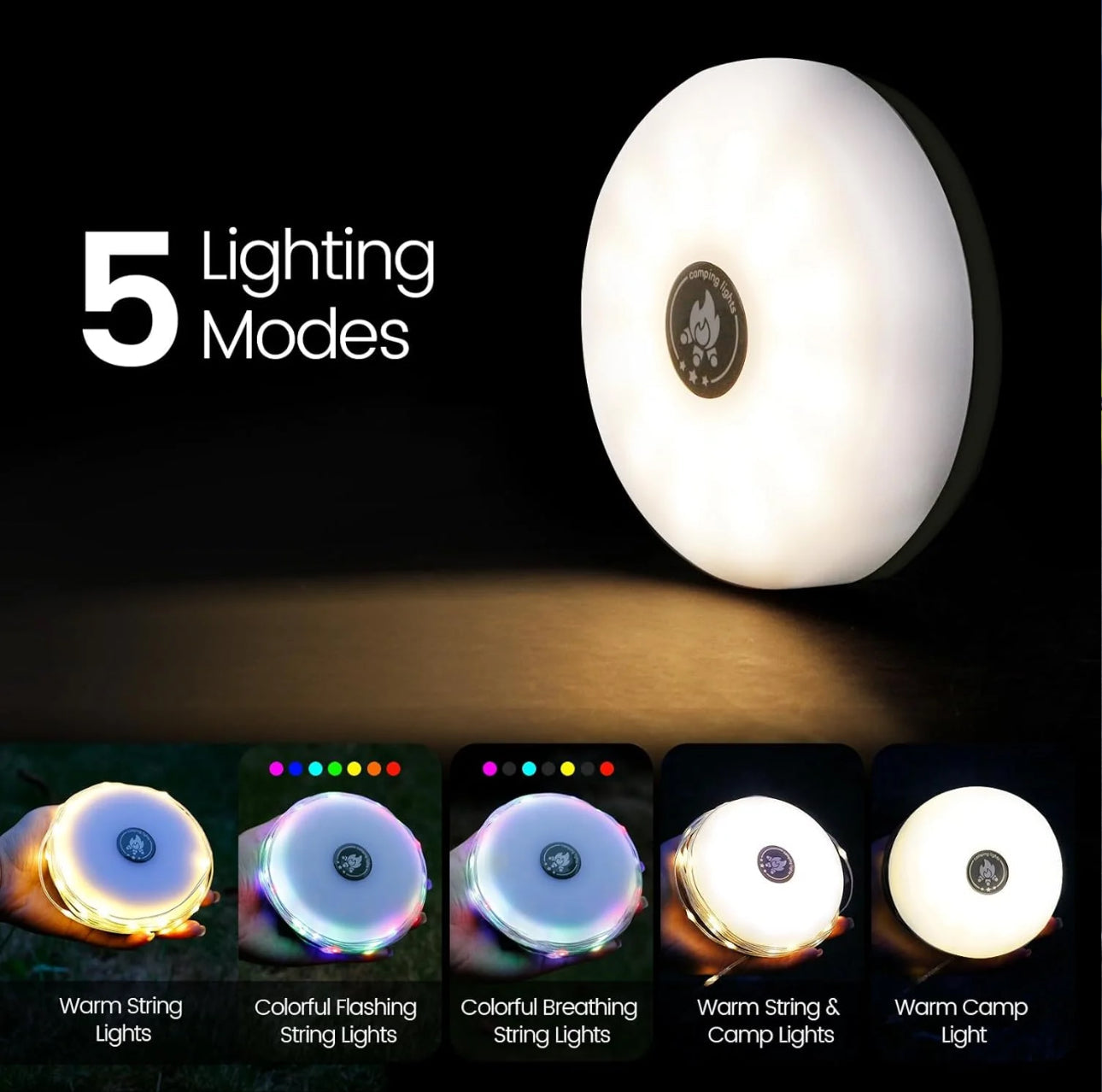 GlowTrail 4-in-1 Camping Light - Korvel