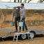 Work Platform Aluminum Portable Bench Folding Ladder ANSI Capacity 225 LBS 40" - Korvel